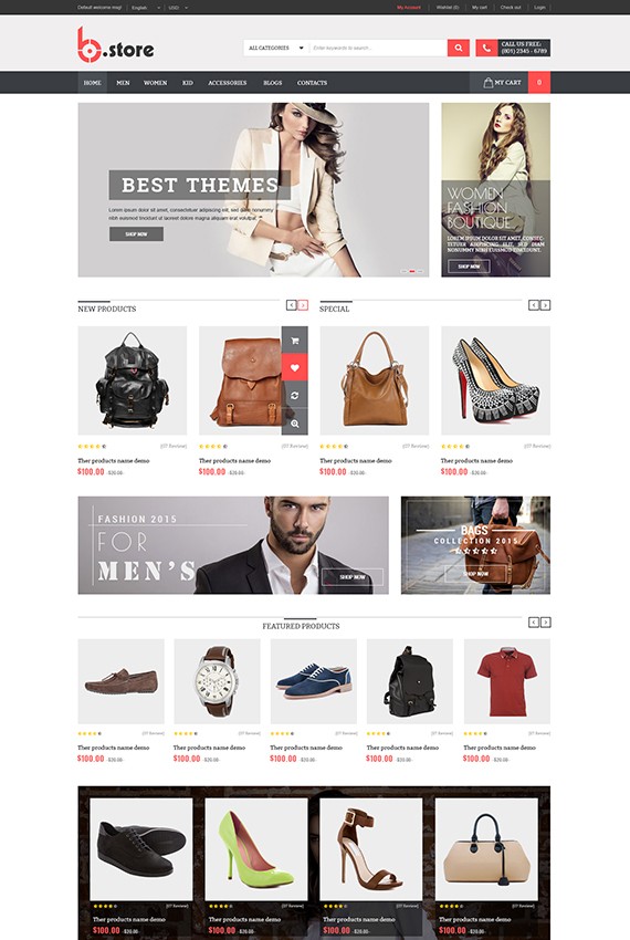 BStore Template - Responsive Fashion